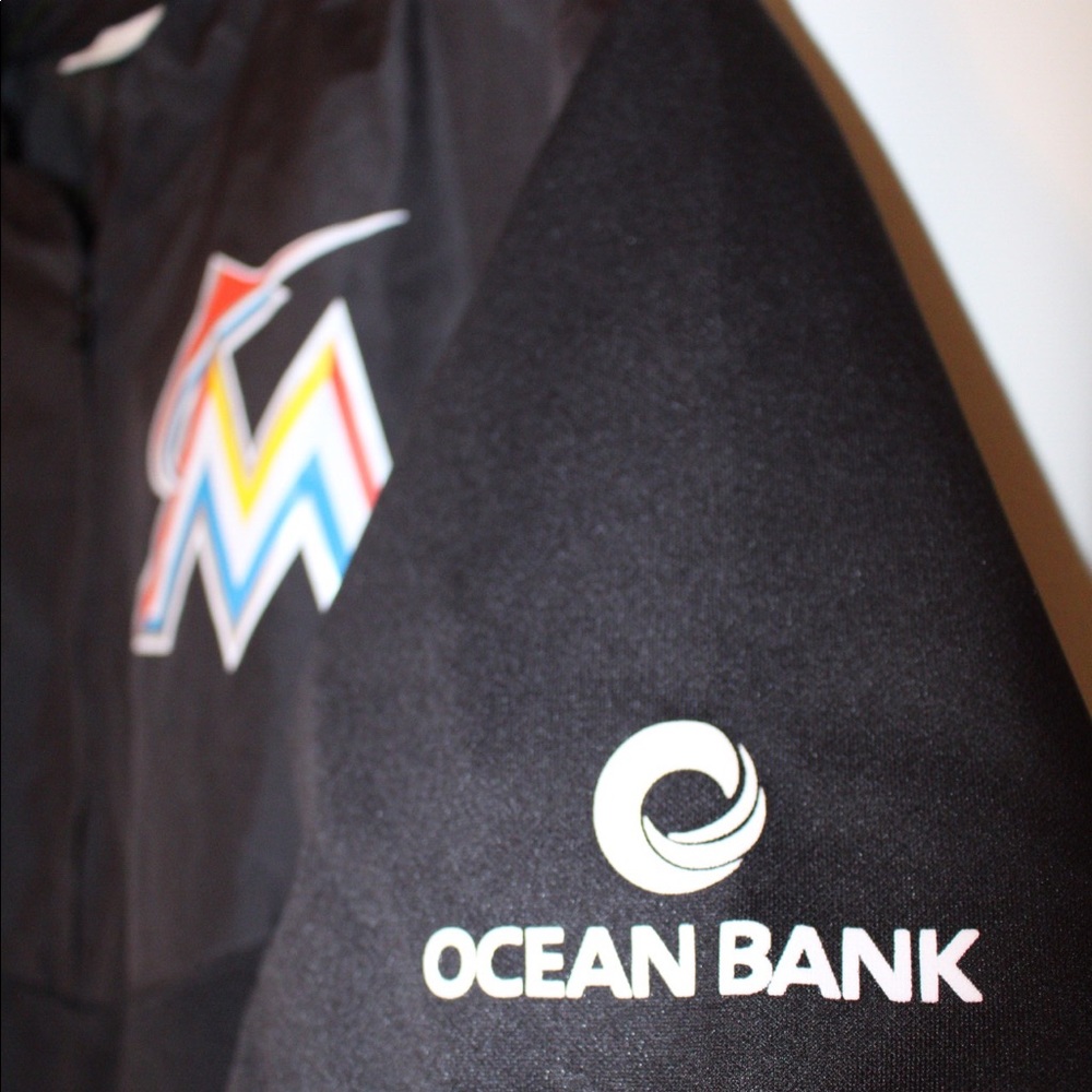 MIAMI MARLINS QUARTER ZIP SZ L